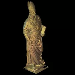 pope religious bust