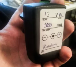 Power supply Sticker