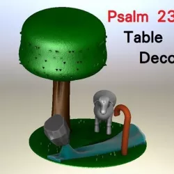 Psalm23 詩篇23章 Table Decor 情境小擺飾