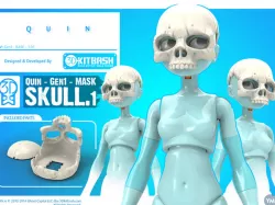 Quin: Skull Mask - 3DKitbash.com