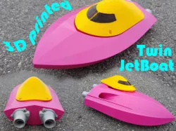 RC Mini Twin Jet Boat - Test Print