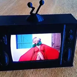 Retro Style Working Miniature Television