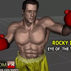 ROCKY III - Sylvester Stallone Printable Action Figure - Eye of the Tiger