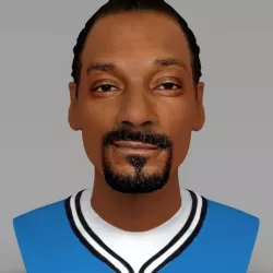 Snoop Dogg bust ready for full color 3D printing