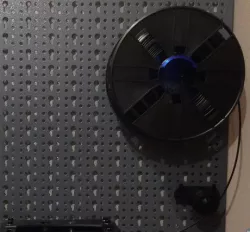 Spool holders and filament guides for Euro-norm size hangers