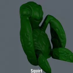 Squirt Turtle (Easy print no support)