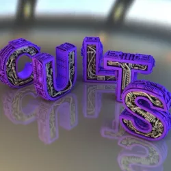 Steampunk Letter C.U.L.L.T.S
