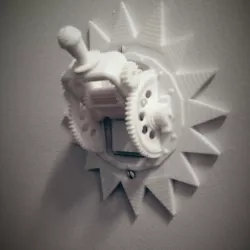 Steampunk Mechanical Light Switch
