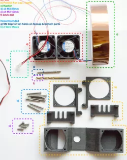 Symmetric Dual Fans UMO/UMO+ 30mm / 40mm / 50mm