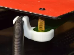 Tevo Tornado bed cable strain relief (no zip ties needed)