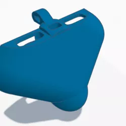 The P6 FRONT FULL coverage vented front chastity piece.