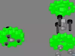 Thumbwheel for M5 jam-nuts