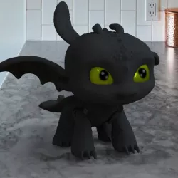 Toothless Pop Funko 3D print model