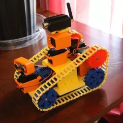 Traxbot  -  an EZ-robot build