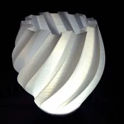 Twisted Gear Lamp / Vase