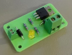Ultimaker heated bed MosFET relay hack - V2