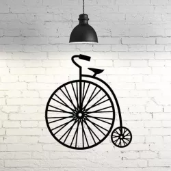Velocipede I Old Bicycle wall sculpture 2D