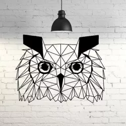 Wild Owl Wall Sculpture 2D