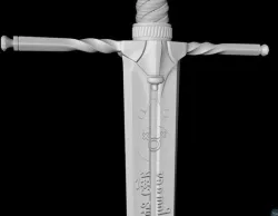 Witcher 3 Steel Sword