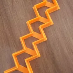 zig zag cut type chevron
