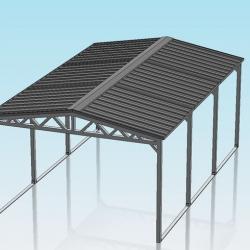 pitched roof carport 3d models 【 STLFinder