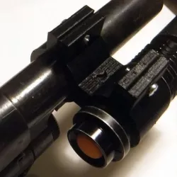 12 Gauge Shotgun Flashlight Mount