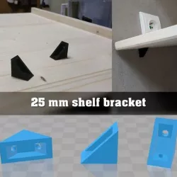 25mm shelf bracket