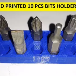 3D PRINTED BITS HOLDER 10 PCS