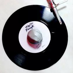 7 inch vinyl adapter-Manuel Guy-daft punk