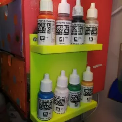 Acrylic paint holder