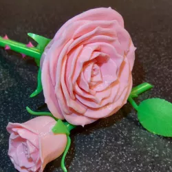 Adam's 3D Printable Rose ©