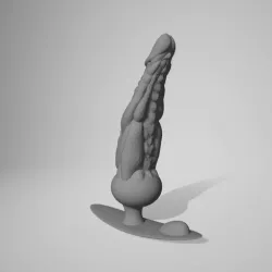 alien dick dildo panties