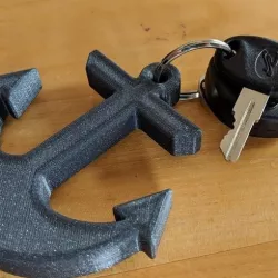 Anchor - nautical key float / buoy