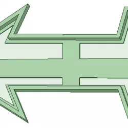Arrow cookie cutter