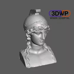 Athena Bust 3D Scan