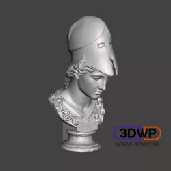 Athena Bust (Greek Statue 3D Scan)