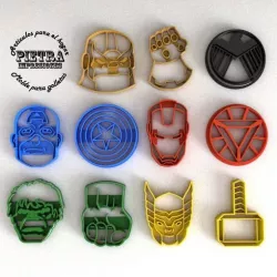 AVENGERS END GAME COOKIE CUTTER