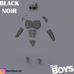 Black Noir The BOYS Armor for 3D Print Files