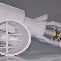 Bow Thruster for Bernhard Gruben DGzRS or SAR boat 3D print model