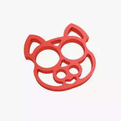 Brass knuckles cat