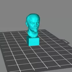 bust of lenin