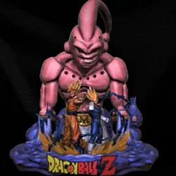 Buu Diorama DBZ