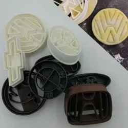 Car brands cookie cutters