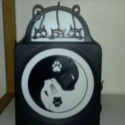 chatons kawai + chat ying yang - cute kitten + cat ying yang