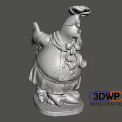 Chicken Figurine (Statue 3D Scan)