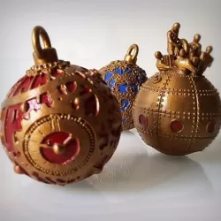 Christmas decorations, Christmas ornaments.