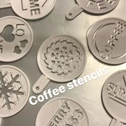 coffee stencils