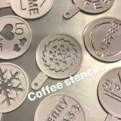 coffee stencils