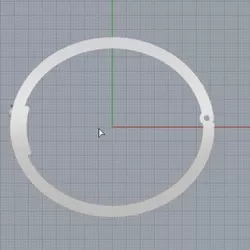 Cratier Inspired Bracelet 3d printable cad design