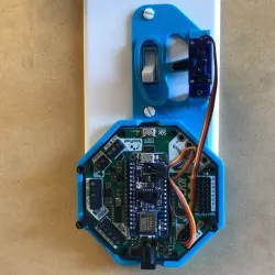 Crickit Light Switch Servo Mount